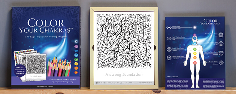 An open Color Your Chakras™ box