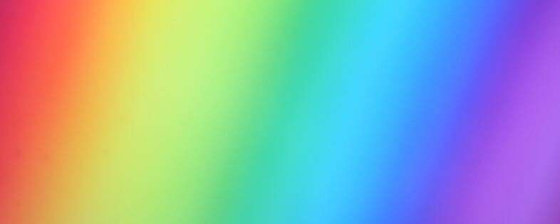 A rainbow color background